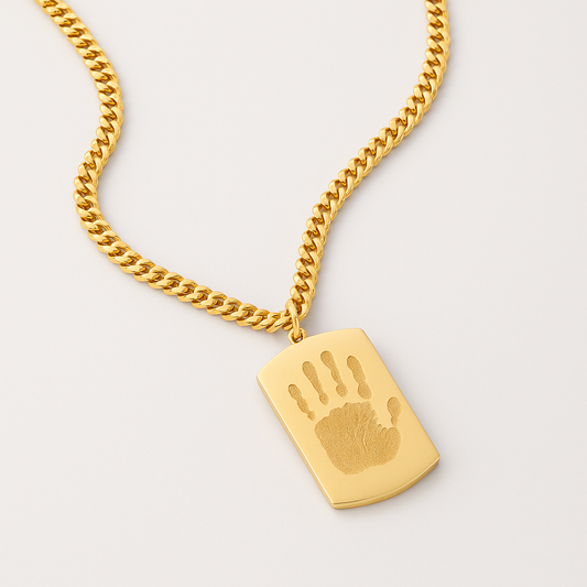 The Impression Tag Necklace